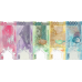 (672) ** PN224a-228a Philippines 20,50,100,500 & 1000 Piso (5 Notes) Year 2020